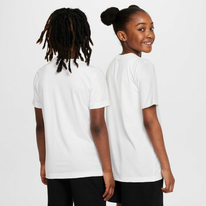 ナイキ Tシャツ 半袖 ジュニア DF ワンポイント 機能Tシャツ FZ5198-100 NIKE