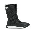 【全品対象最大10%OFFクーポン!7/13 10:00~7/15 23:59】ソレル SOREL スノーブーツ レディース ウィットニー 2 プラストールレース ウォータープルーフ WHITNEY II PLUS TALL LACE WP NL5163 010