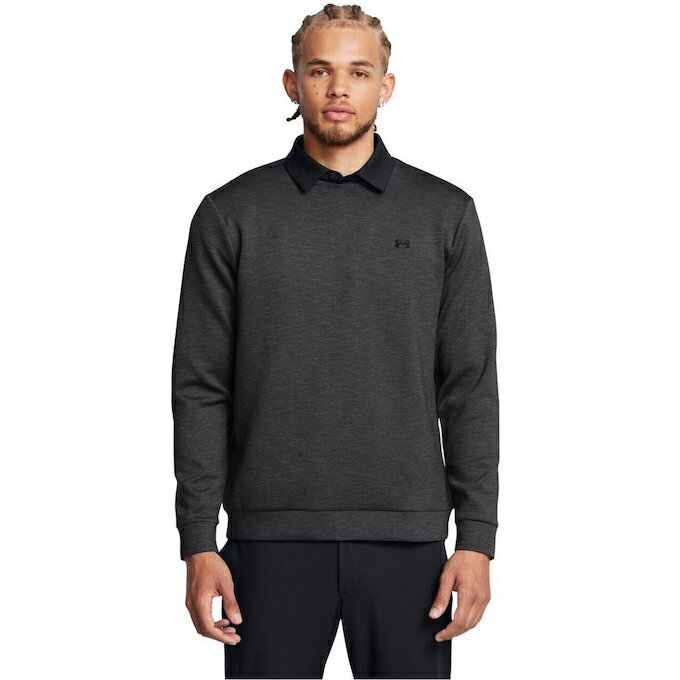 アンダーアーマー ゴルフウェア スウェット メンズ UAドライブ ミッドレイヤー クルー 1387122-001 UNDER ARMOUR その1