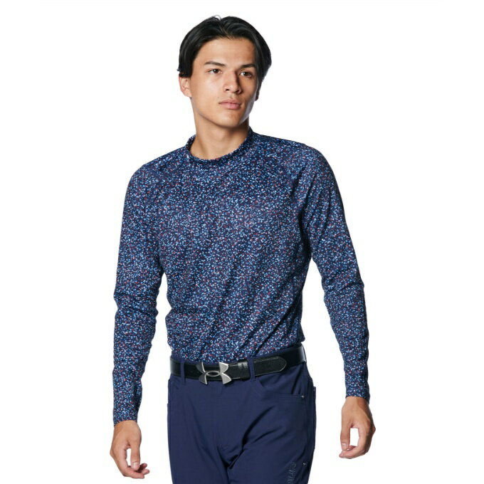 アンダーアーマー ゴルフ アンダーウェア 長袖 メンズ UAコールドギア ロングスリーブ モックネック 1388304-410 UNDER ARMOUR