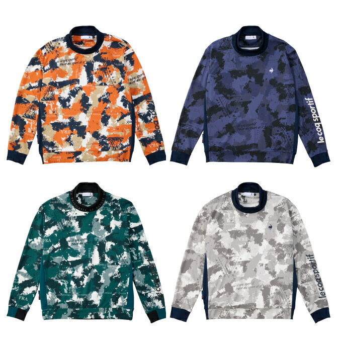 ルコックスポルティフ le coq sportif ゴルフウェア スウェット メンズ ストレッチフォーサー 2WAYシャツ LG4FLS50M その1