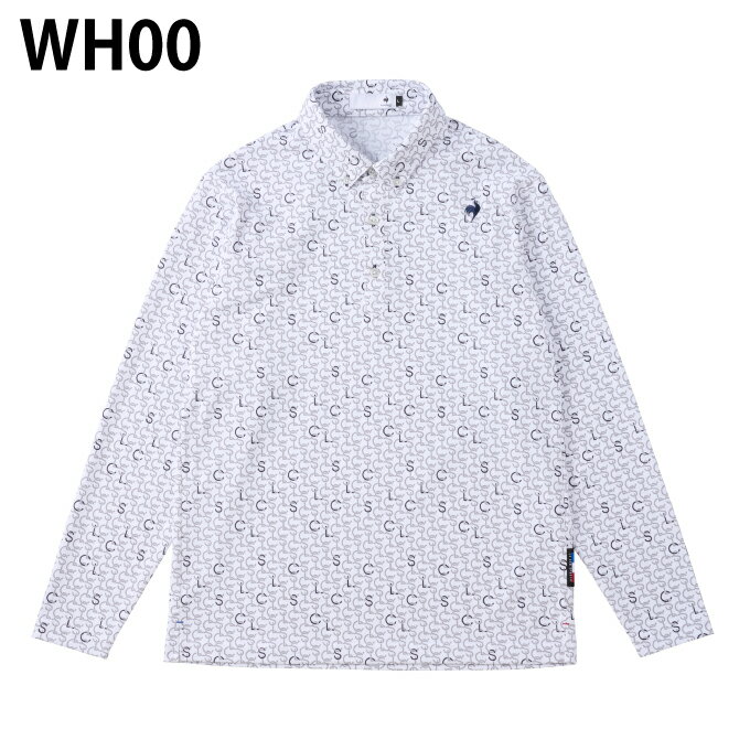 ルコックスポルティフ le coq sportif ゴルフウェア ポロシャツ 長袖 メンズ スト...