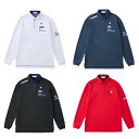 ルコックスポルティフ le coq sportif ゴルフウェア 長袖シャツ メンズ ストレッチフォーサー ヒートナビ長袖シャツ LG4FLS05M