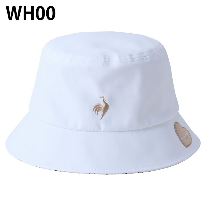 【全品対象最大10％OFF！11/20 20:00〜11/27 1:59】ルコックスポルティフ le coq sportif ゴルフ ハット レディース シーズンモチーフ柄ハット LG4FCP73L