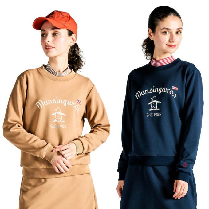 マンシング Munsingwear ゴルフウェア スウェット レディース SEASON COLLECTION はっ水ストレッチクルーネックカットソー MG4FSW21L その1