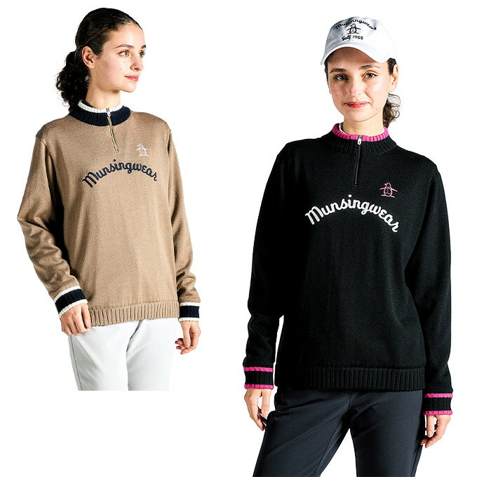 マンシング Munsingwear ゴルフウェア セーター レディース SEASON COLLECTION 防風ハーフジップセーター MG4FST81L