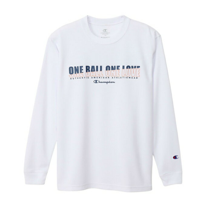 【全品最大ポイント10倍！ 4/4 20:00〜4/10 1:59】チャンピオン Champion バスケットボール 長袖シャツ ジュニア ミニ ロングスリーブTシャツ CK-AB412-010