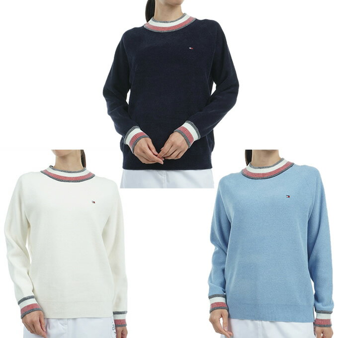 トミーヒルフィガーゴルフ TOMMY HILFIGER GOLF ゴルフウェア セーター レディース マシュマロモールハイネックセーター THLA479