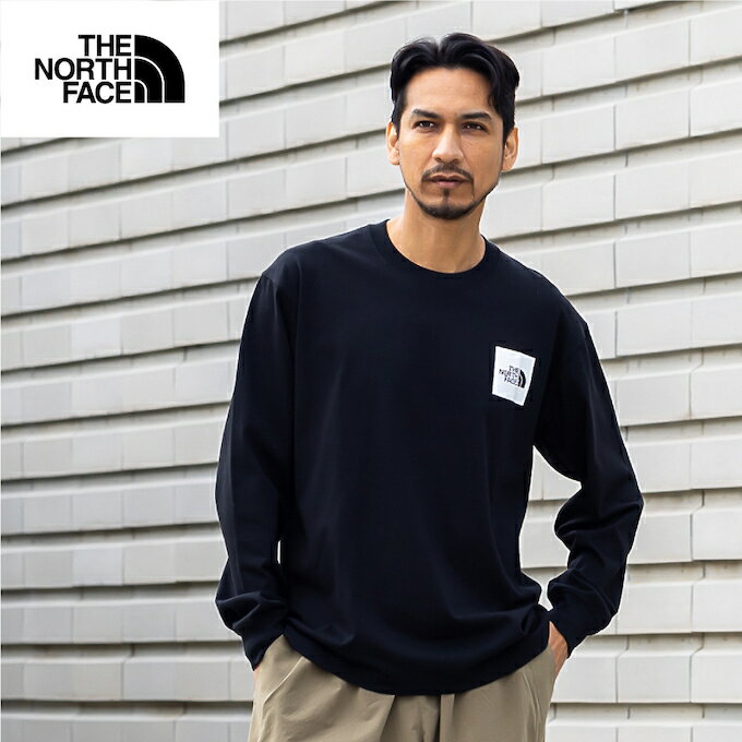 【最大8000ポイント還元！ 2/5 20:00〜23:59】ザ・ノース・フェイス Tシャツ 長袖 メンズ レディース ロングスリーブスクエアロゴティー NT82334 K2 ノースフェイス THE NORTH FACE