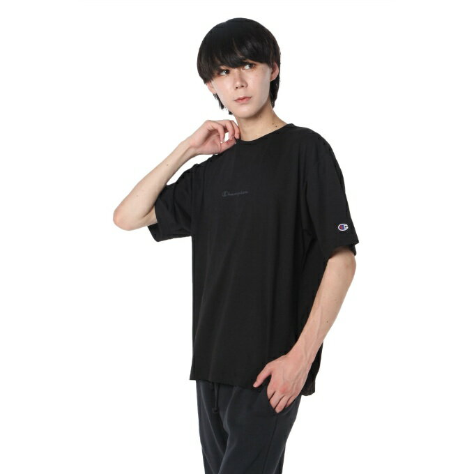 【最大10%OFFクーポン発行中!5/1 0:00〜5/5 23:59】 チャンピオン Champion Tシャツ 半袖 メンズ レイシールド ロゴ機能Tシャツ C3-ZS318-090
