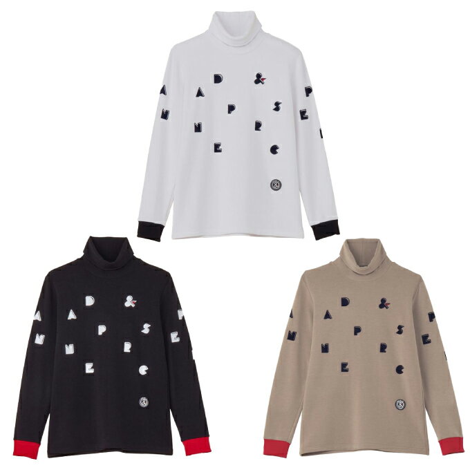 アンパスィ and per se ゴルフウェア 長袖シャツ レディース セルヒート長袖タートルネックシャツ AFF9274W6