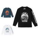 【最大10%OFFクーポン!7/4 20:00〜7/11 1:59】ジープ Jeep Tシャツ 長袖 長そでシャツ 吸汗速乾 UVカット ジュニア フロントプリ...