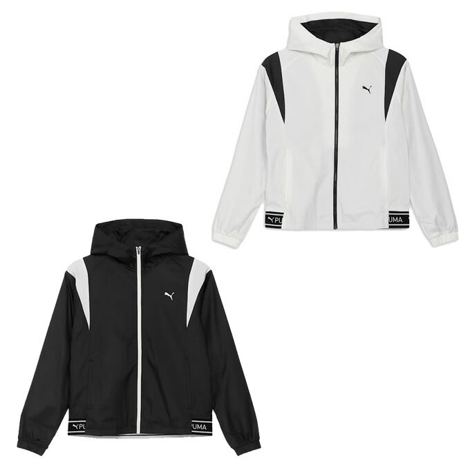 プーマ ウインドブレーカー ジャケット レディース トレーニング FOUNDATION ブラッシュド トリコット ウーブン ジャケット 526109 PUMA