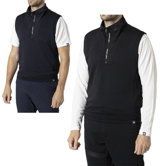 フットジョイ FootJoy ゴルフウェア ベスト メンズ MEN'S ポコエット ハーフジップベスト FJ-F24-M01 その1