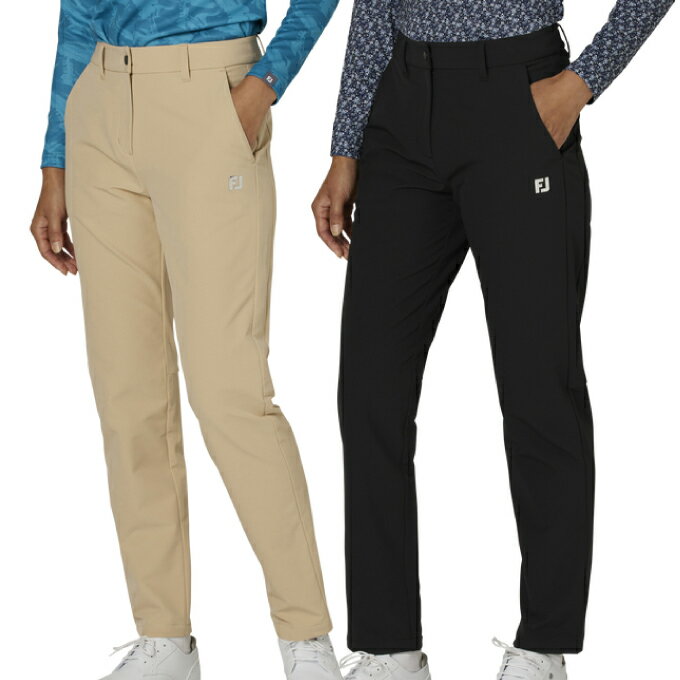 フットジョイ FootJoy ゴルフウェア ロングパンツ レディース WOMEN'S TWINSOF 撥水裏起毛レジメンタルストライプ ストレッチロングパンツ FJW-F24-P07 その1