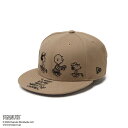 ニューエラ NEW ERA ゴルフ キャップ メンズ 9FIFTY PEANUTS ピーナッツ メッセージ ブリティッシュカーキ 14344508
