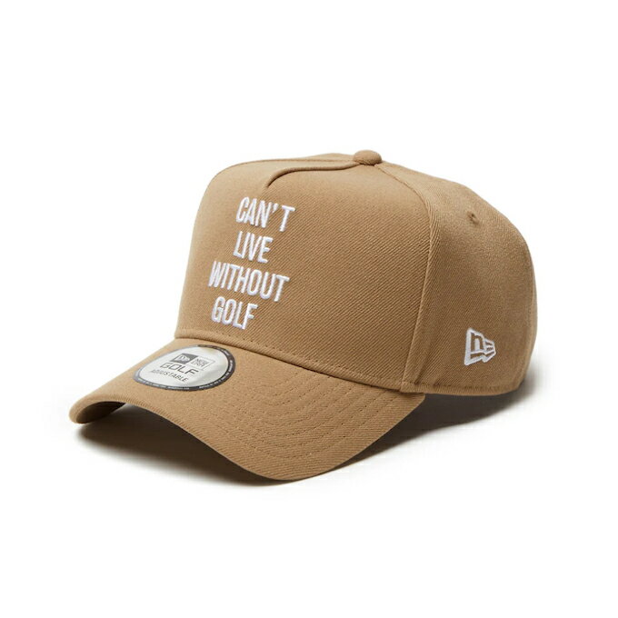 ニューエラ NEW ERA ゴルフ キャップ メンズ 9FORTY A-Frame CAN’T LIVE WITHOUT GOLF カーキ 14326320のサムネイル