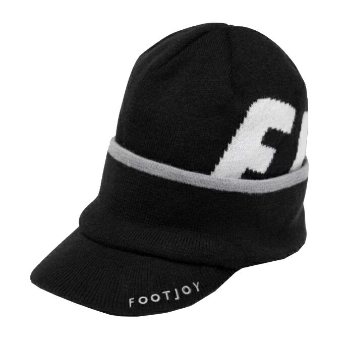 フットジョイ FootJoy ゴルフ ニット帽 メンズ ビッグロゴブリムビーニー FH24BBR
