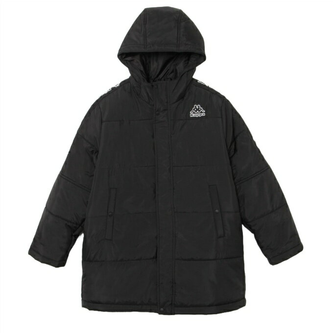 カッパ ベンチコート ジュニア キッズ 130-160cm 中綿ハーフコート 144-787 Kappa 保温 防寒 冬 暖かい スポーツ観戦 子供