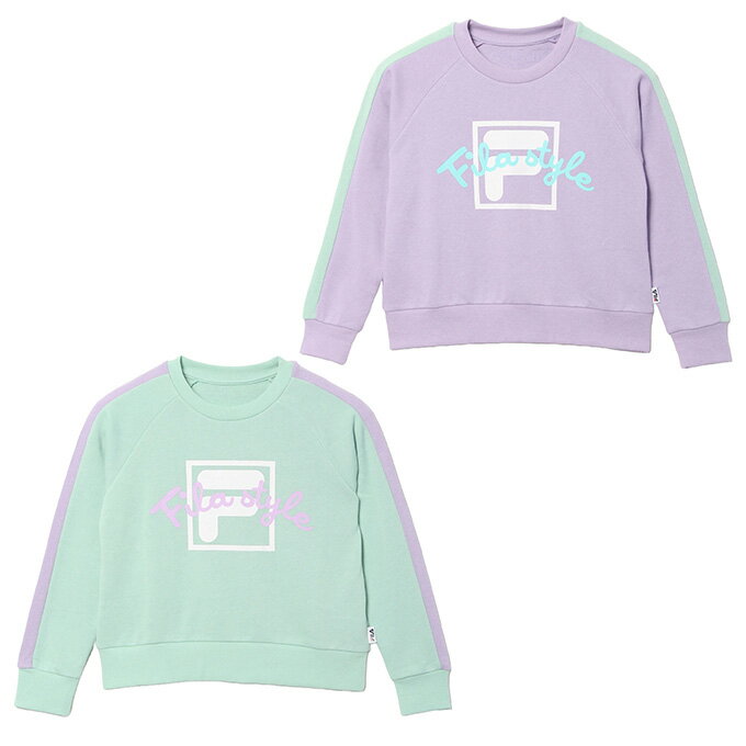 フィラ FILA スウェットトレーナー ジュニア クルースウェット ラグラン 144-701