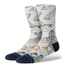 【全品対象最大10%OFFクーポン発行中!~2025年7/26 1:59】スタンス ソックス STANCE SOCKS ソックス メンズ FEELING PICKLED CREW A556C24FEE
