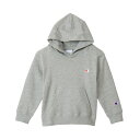 チャンピオン Champion スウェットパーカー ジュニア BS 裏毛 ワンポイントフーディ CK-Y101-070