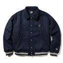 ニューエラ NEW ERA ジャージ ジャケット レディース メルトン ヴァーシティジャケット CALNAMUR カルナムール 14349047