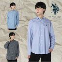 U.S. POLO ASSN. 長袖シャツ メンズ レギュラーカラーシャツ PLM43701【ご自宅配送限定】‥