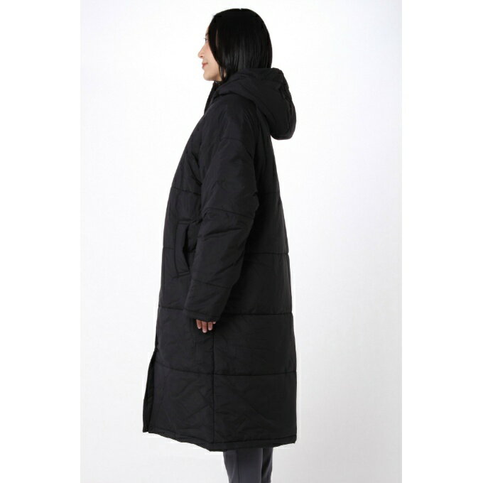ロングコート レディース 中綿ロングコート AL451105C71 ベンチコート 防寒 防風 アウター 黒 ブラック くろ アンドライフ &life