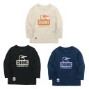 【全品対象最大10%OFF!2025年8/15 0:00~8/20 23:59】 チャムス CHUMS Tシャツ 長袖 ジュニア キッズブービーフェイスブラッシュドロングスリーブTシャツ CH21-1293