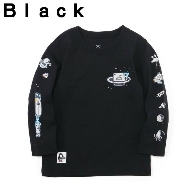 チャムス CHUMS Tシャツ 長袖 ジュニア キッズスペースアドベンチャーブラッシュドロングスリーブTシャツ CH21-1343 2