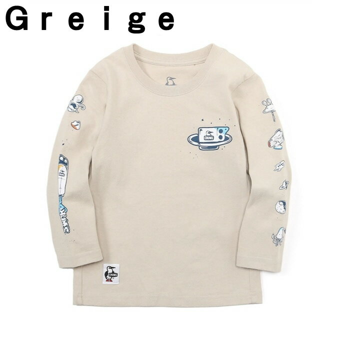 チャムス CHUMS Tシャツ 長袖 ジュニア キッズスペースアドベンチャーブラッシュドロングスリーブTシャツ CH21-1343 3