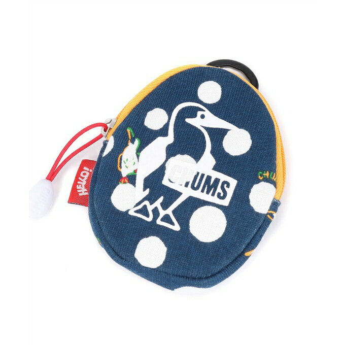 チャムス CHUMS コインケース メンズ レディース エッグコインケーススウェット Egg Coin Case Sweat CH60-3744 Happy Dot