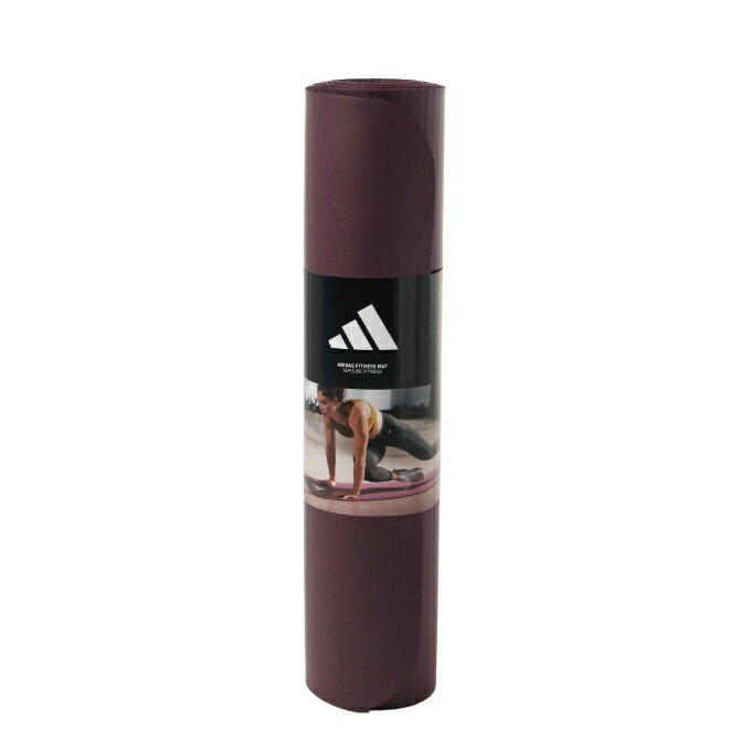 アディダス ヨガマット フィットネスマット7mmマルーン ADMT-11014MN adidas