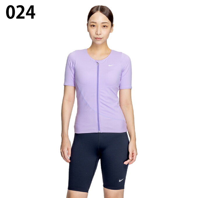 ナイキ フィットネス水着 セパレート レディース フルジップ半袖セパレーツ 2993125 NIKE himaraya-10598561 ヒマラヤ楽天市場店 サンプル画像3