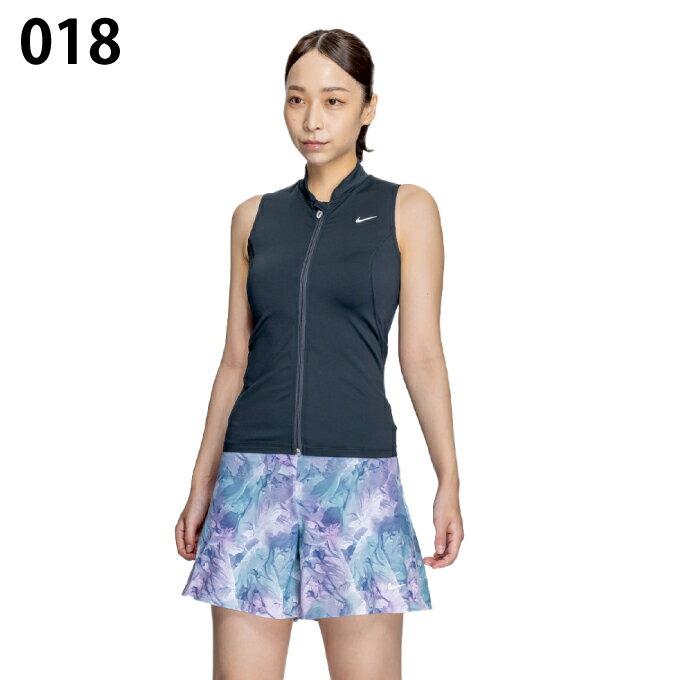 ナイキ フィットネス水着 セパレート レディース フルジップセパレーツ 総柄 2993129 NIKE