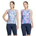 ナイキ フィットネス水着 セパレート レディース 総柄フルジップセパレーツ 2993130 NIKE