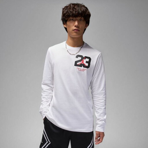 ジョーダン JORDAN バスケットボール 長袖シャツ メンズ MJ SPRT23 LSクルー FZ1981-100 ジョーダン JORDAN バスケットボール 長袖シャツ メンズ MJ SPRT23 LSクルー FZ1981-100