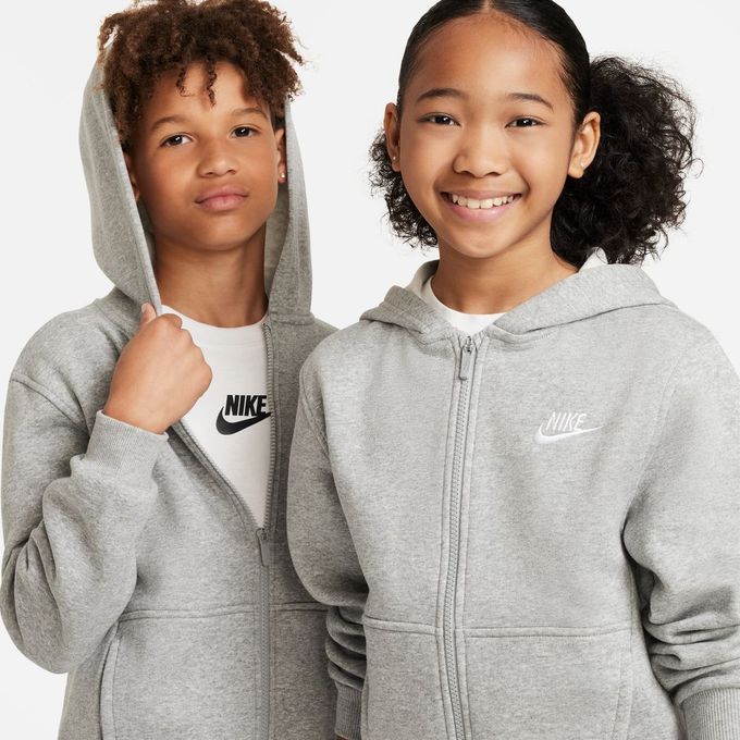 ナイキ スウェットパーカー ジュニア NSW クラブ 裏起毛 フードJK FD3004-063 NIKE