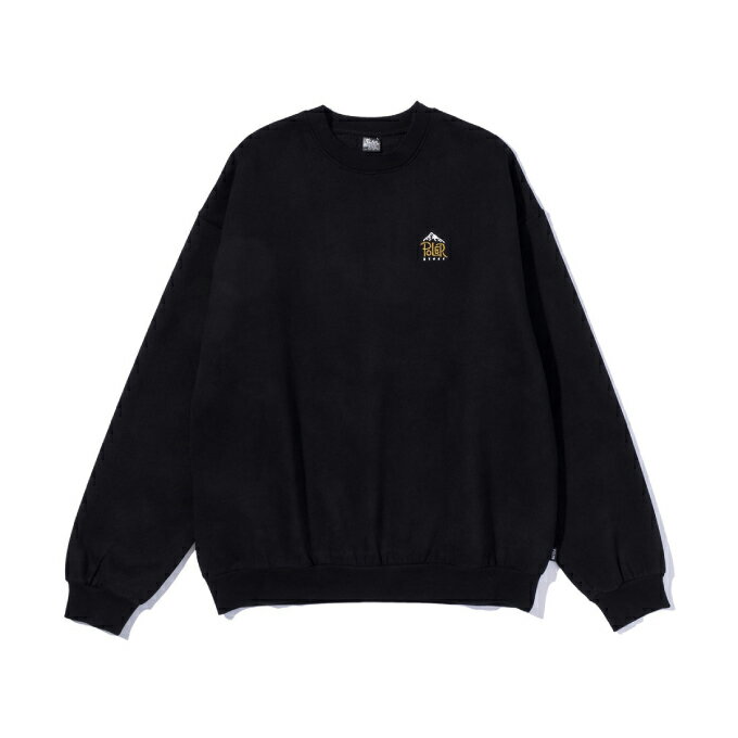 【全品対象最大10％OFF！11/20 20:00〜11/27 1:59】ポーラー POLER スウェット メンズ MOUNTAIN CREW 243MCV0056-BLK(4)