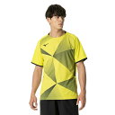 【全品対象最大10%OFFクーポン!7/13 10:00〜7/15 23:59】ミズノ バドミントンウェア ゲームシャツ メンズ レディース 62JAB004 ...