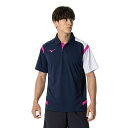【最大10%OFFクーポン!7/4 20:00〜7/11 1:59】ミズノ バドミントンウェア ゲームシャツ メンズ レディース 62JAB027 MIZUNO