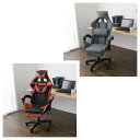 【全品対象最大10%OFF!2025年8月4日20:00〜8月11日1:59】 谷村実業 イス フットレスト付き レーシングチェア ゲーミングチェア TAN-2...