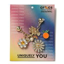 【全品対象最大10%OFFクーポン!7/13 10:00~7/15 23:59】クロックス クロックサンダル チャーム ジュニア ジビッツ NICE GEM MIX 5P 10012117 crocs
