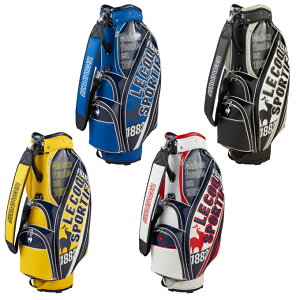 ルコックスポルティフ le coq sportif キャディバッグ メンズ グラフィックデザイン 大口径キャディバッグ 9.5型 LG5SCB02M