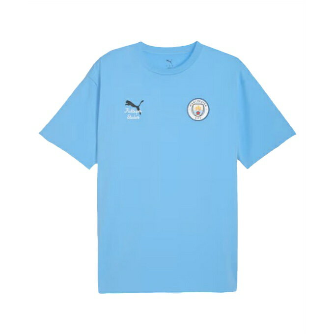 プーマ PUMA サッカーウェア レプリカシャツ メンズ KIDSUPER STUDIOS マンチェスターシティ FC グラフィック 半袖 Tシャツ 606842 21