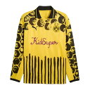 プーマ PUMA サッカーウェア レプリカシャツ メンズ KIDSUPER STUDIOS ドルトムント 長袖 レトロ シャツ 782753 02