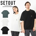 【全品対象最大10%OFFクーポン!7/13 10:00〜7/15 23:59】セトアウト SETOUT Tシャツ 半袖 メンズ レディース デュラブルニット ...