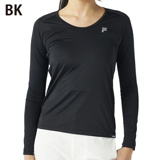 フィラ FILA ゴルフ アンダーウェア 長袖 レディース Uネックインナー 755-940H