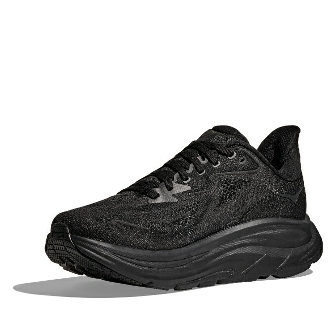 【最大10％OFFクーポン発行中！6/15 0:00〜23:59】ホカ HOKA ランニングシューズ メンズ 25SS クリフトン 10 1162030-BBLC ジョギングシューズ ブラック 厚底 スニーカー 2